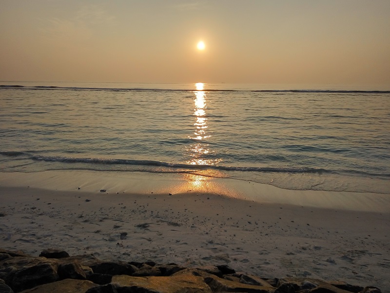 Sunrise in the Maldives. You need have a good relationship management skill in order to move forward in life and grab the opportunities. 