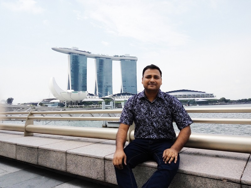 Celebrating 5 years in Singapore Island near the iconic Marina Bay Sands.