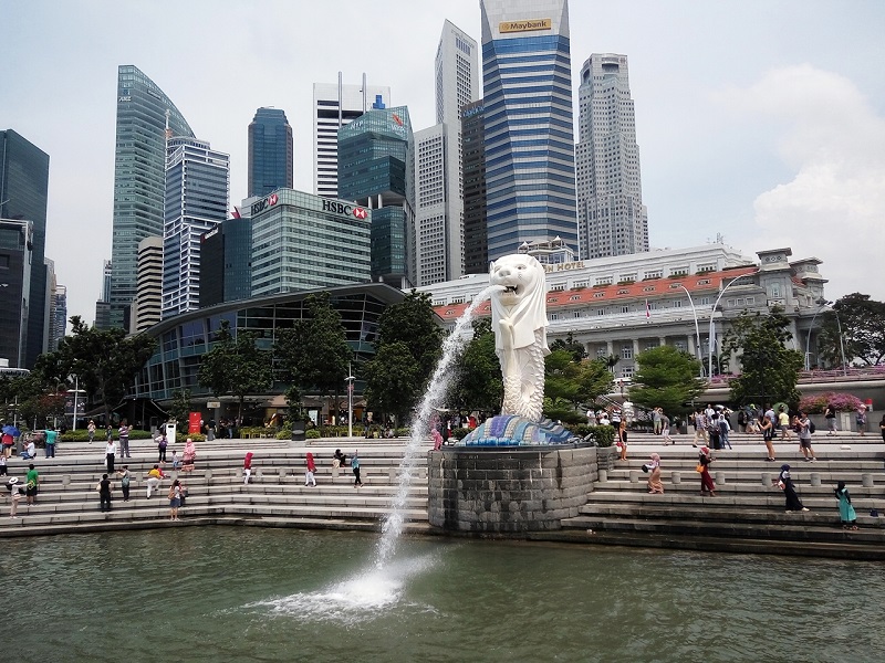 Merlion Park, Singapore.