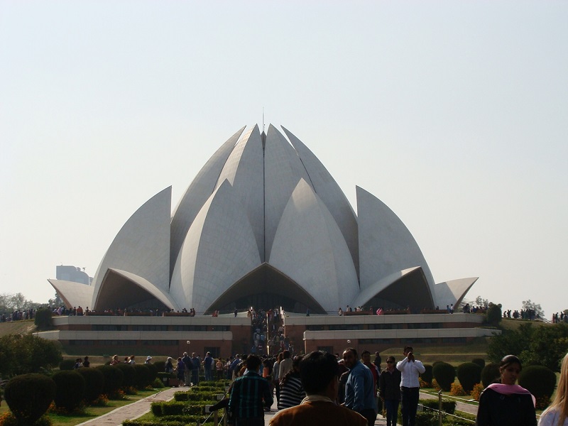 Lotus temple, New Delhi, India (2012).