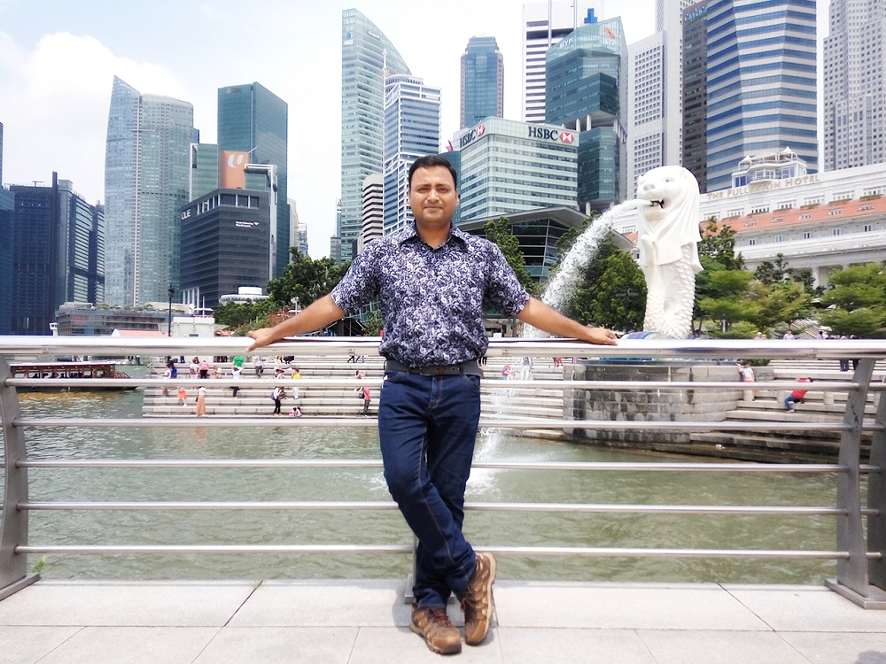 Merlion Park, Singapore – an interesting landmark and major tourist attraction in Singapore.