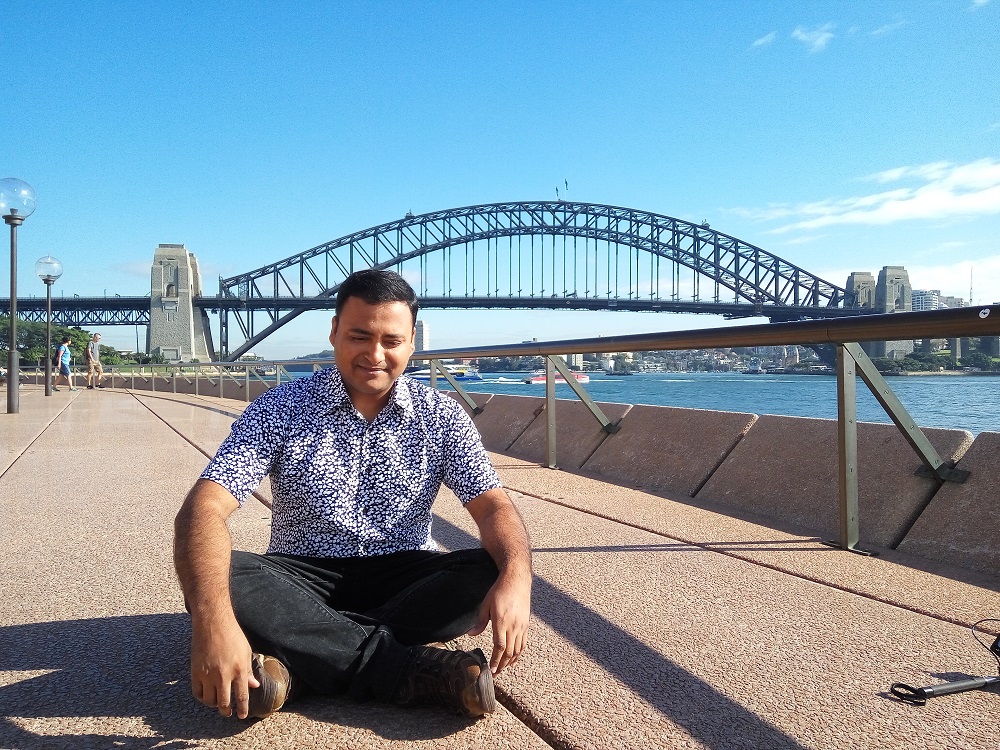 Sydney Harbour Bridge as seen from the Sydney Opera House – your Australia trip is just not complete without visiting them.