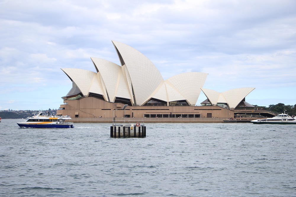 The Sydney Opera House – serene and tranquil.