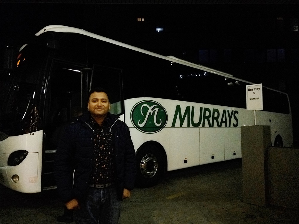 The Murrays bus – heading from Canberra to Sydney.