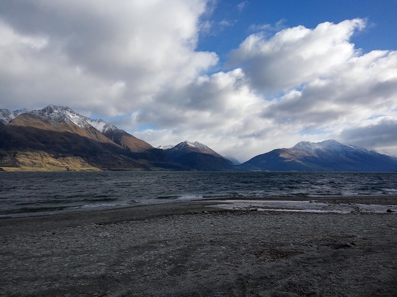 The New Zealand scenery along the Glenorchy Drive!