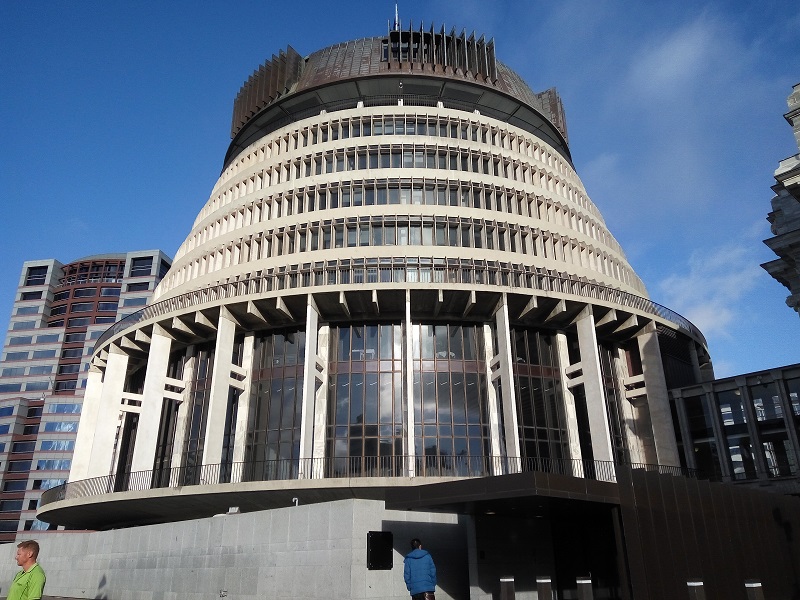 The New Zealand Parliament Building.
