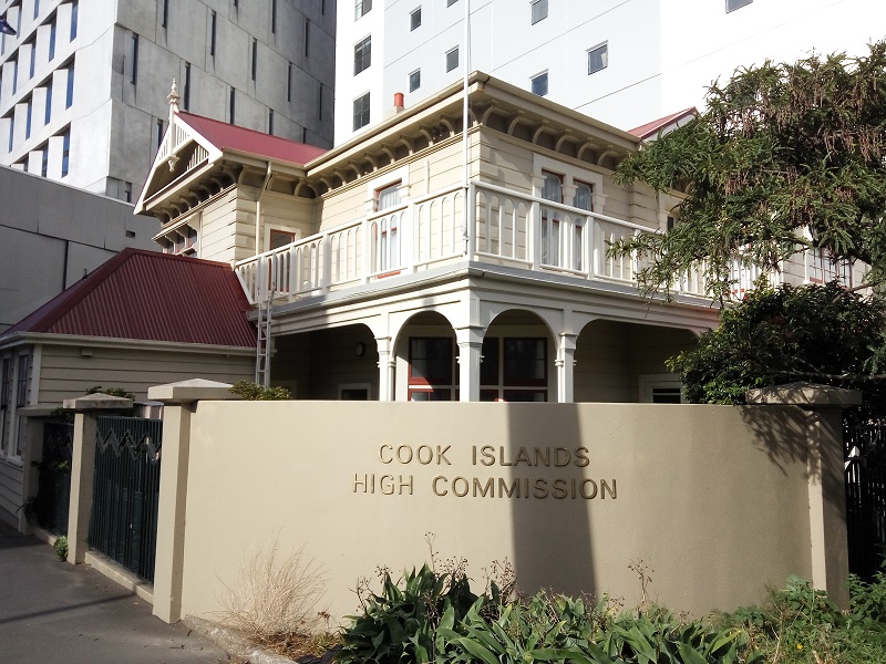 High Commission of the Cook Islands in Wellington, New Zealand.