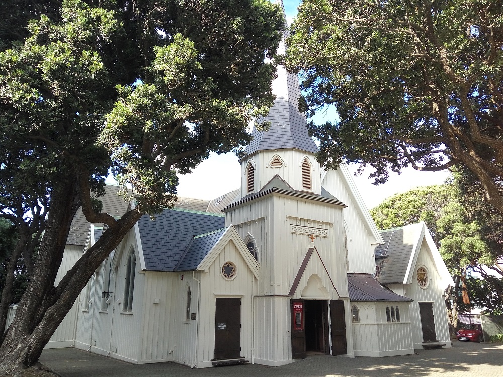 Old St. Paul's, Wellington – the church, constructed in 1860s, is a major historical landmark in the New Zealand’s capital city. 