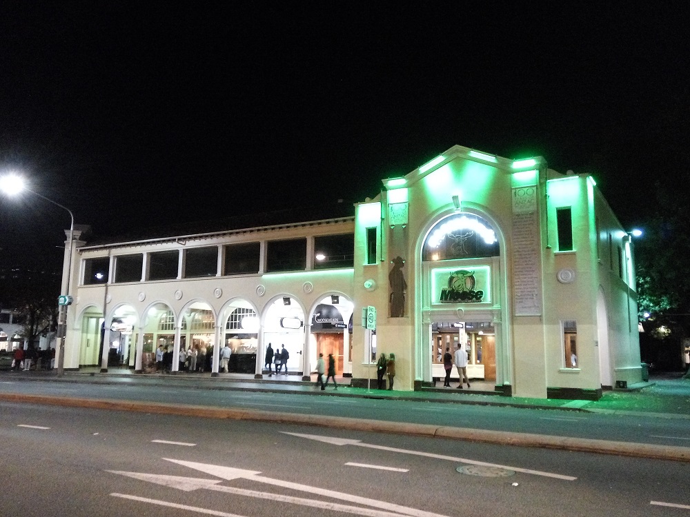 Canberra downtown – the night lighting in the city is just awesome.