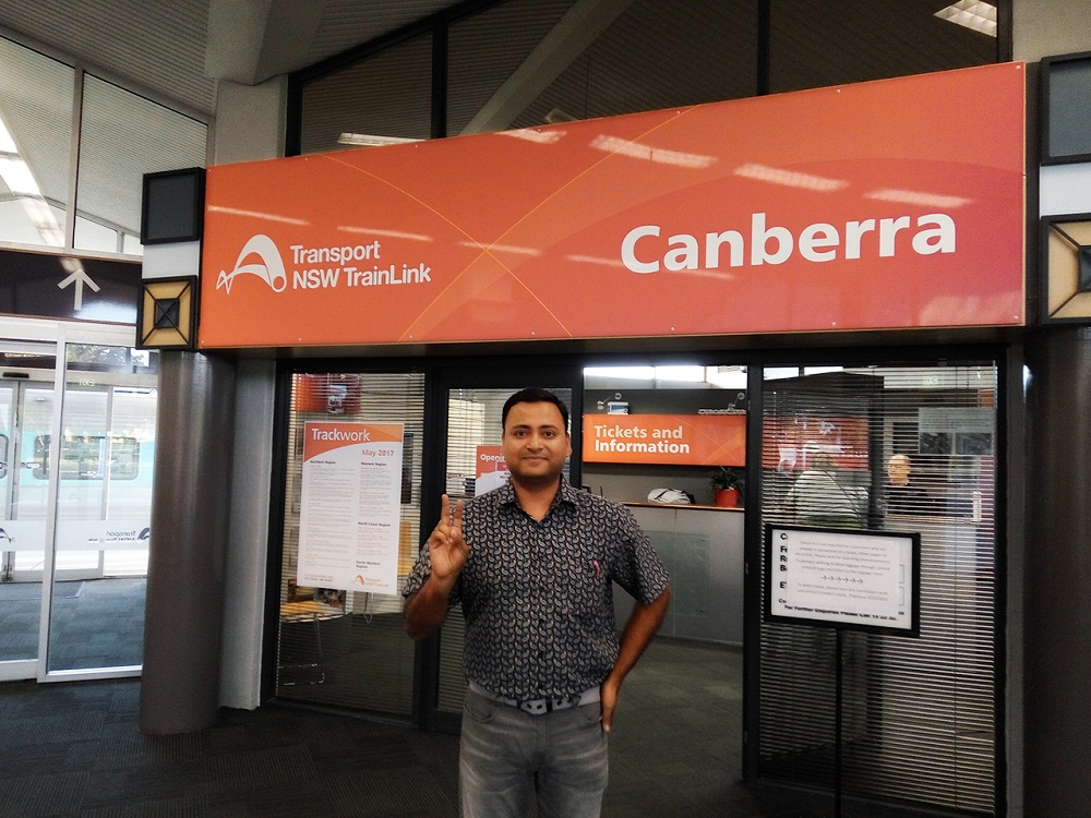 Hello Canberra! Just arrived in the Australian Capital Territory – ready to explore the beautiful city. 