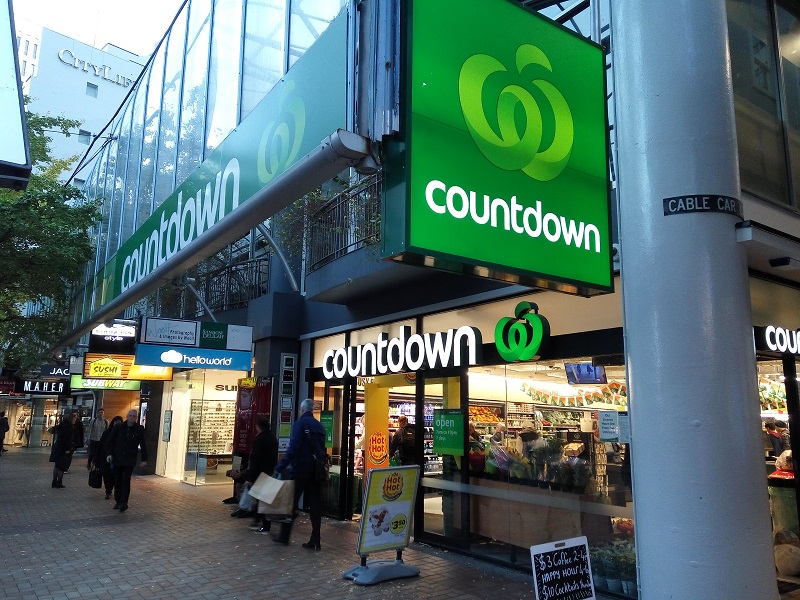 Countdown - New Zealand's famous supermarket. 