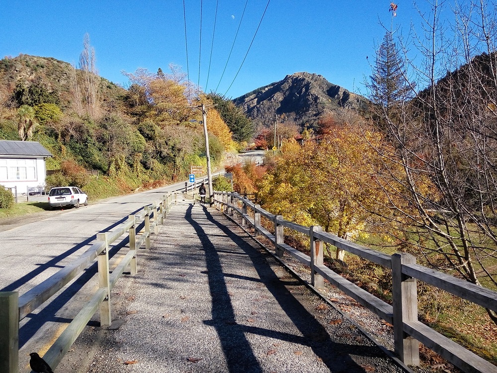 The scenic pathway leading to the Chinese Settlement Area in Arrowtown. 