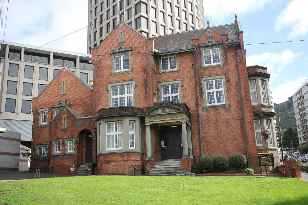 Turnbull House - a Category 1 historical site in Wellington New Zealand.