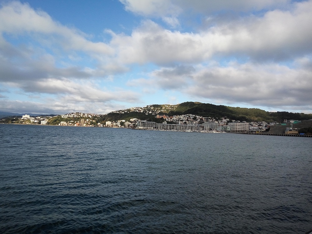 Wellington waterfront – view from the Queens Wharf.