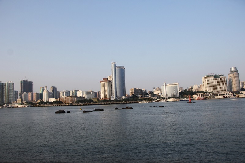 Xiamen city as seen from the Gualangyu Island, Xiamen, China. Well, living in china mean exploring beautiful landscape spread across the nation.