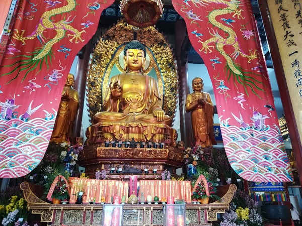 Buddha in Nanchan Temple, Wuxi city.