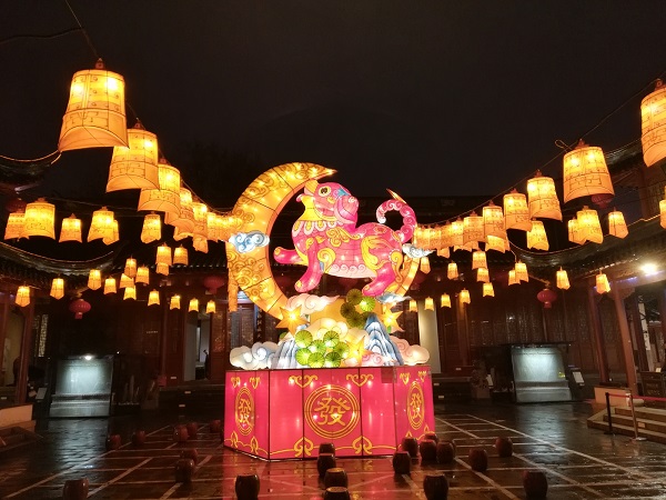 Confucius Temple at Night.