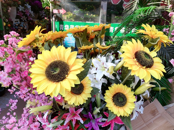 Hefei’s Yu Feng Flower Market.