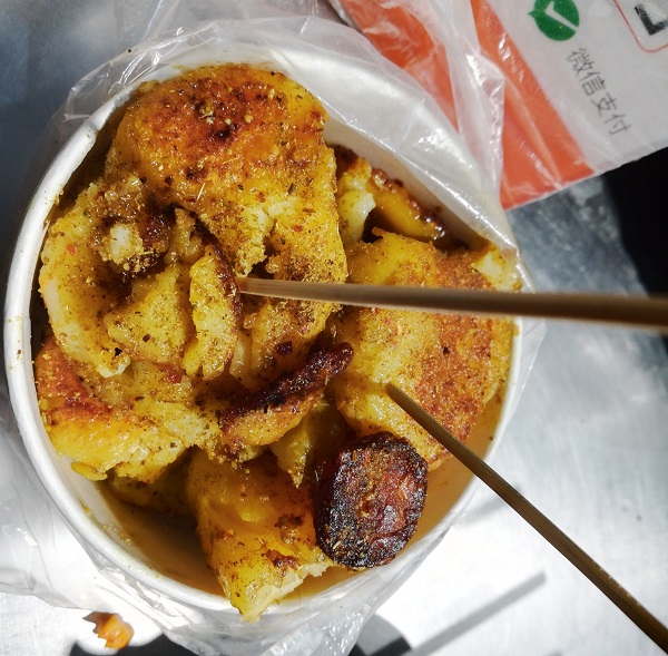My favorite fried potato – RMB 10 (NanDa Jie, Nantong city).