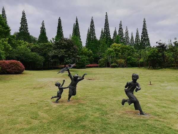 Wenfeng Park, Nantong city, Jiangsu, China.