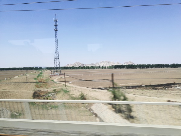 The high voltage electric power transmission in China.