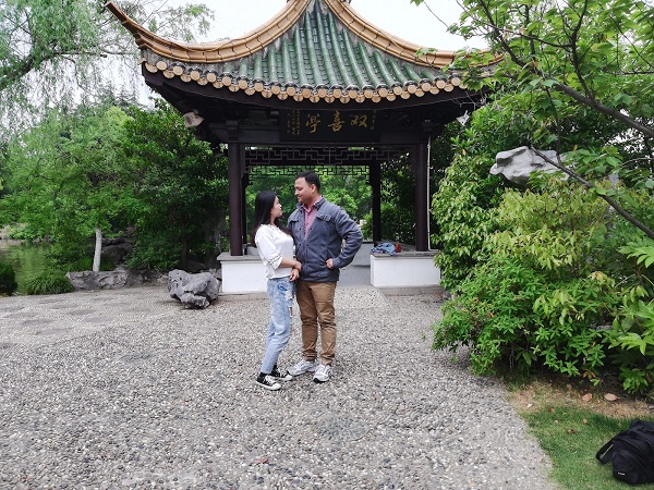 Haoxi Academy – met a local Asian beauty in Nantong city.