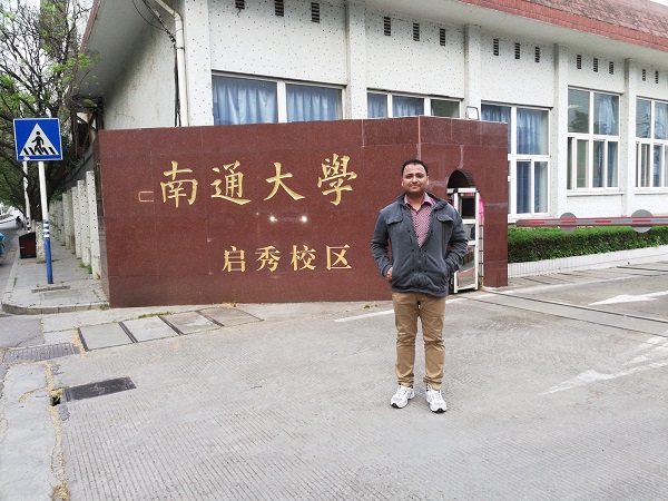 My visit to Nantong University.