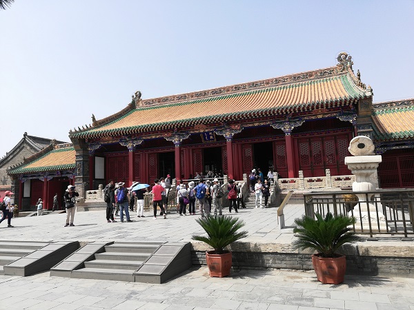 Chongzheng Hall of Shenyang Imperial Palace.