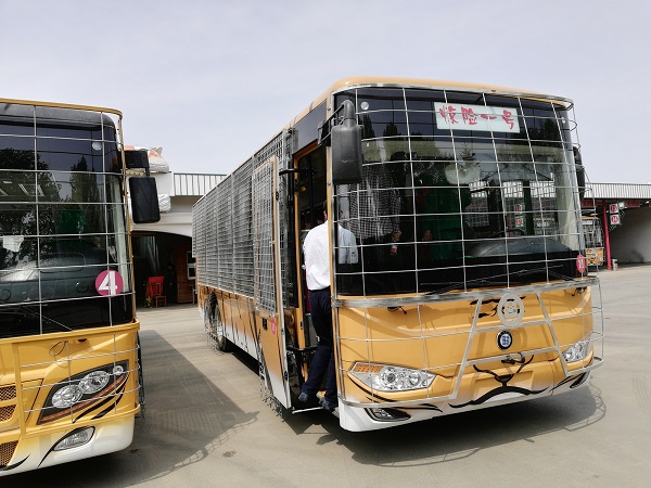 Our Siberian Tiger Reserve Safari Bus – a great way to explore China’s Save Tiger Project in Harbin.