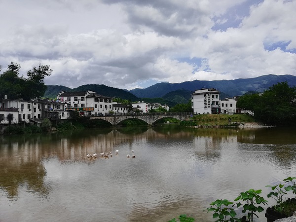 Hong village scenery, Anhui, China. 