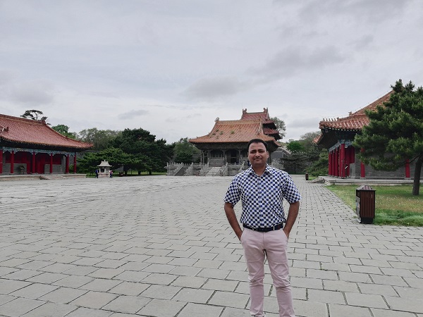 Near Zhaoling, inside the Beiling Park in Shenyang, Liaoning China. 