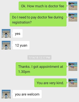 The helping Chinese doctor.