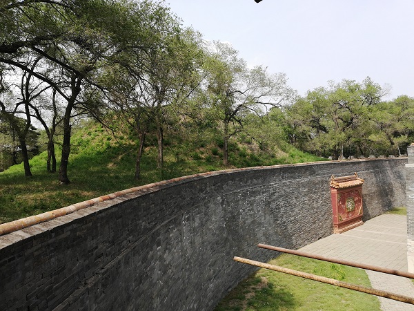 Fuling tomb (mound) - the 17th century tomb of Nu'erhachi. A UNESCO World heritage site. 