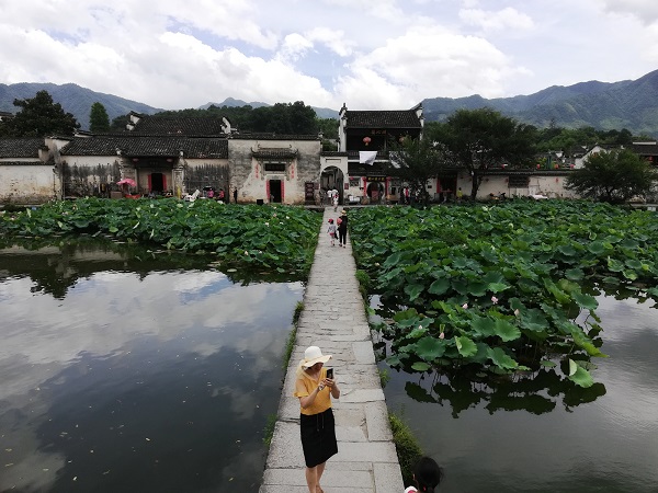 South Lake, Hongcun Village, Huangshan city, Anhui, China. 