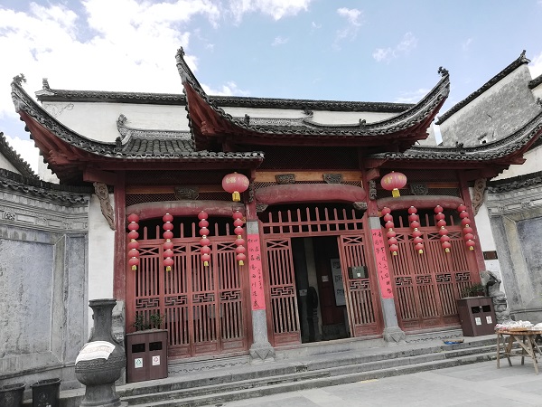 Zhuimu Memorial Hall, Xidi village. 