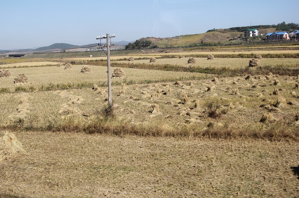 The beautiful North Korean countryside. 