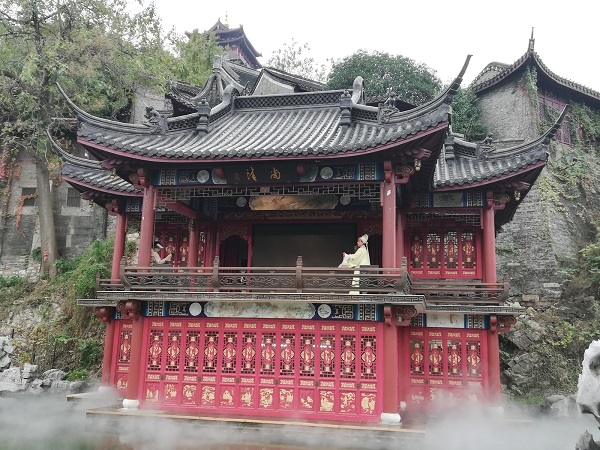 Chinese Opera/Drama performance at Xijindu Ancient Street.