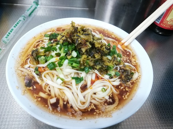 Hubei soup noodles. 