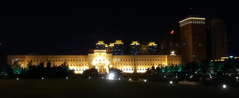 Renmin Square at night!
