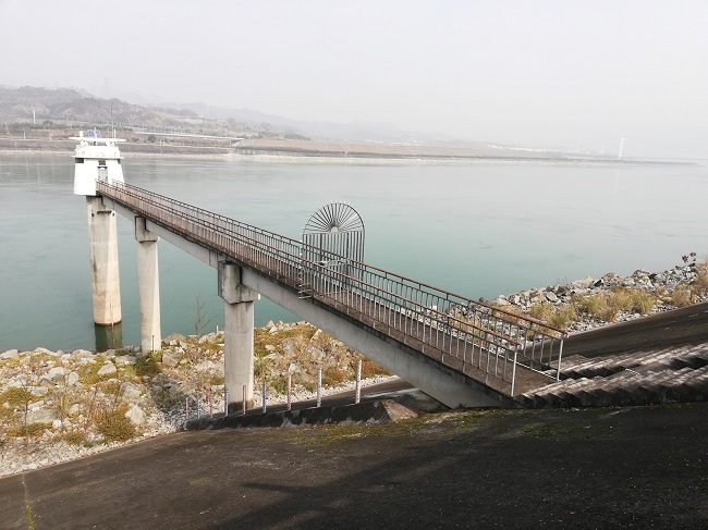 The scenic Yangtze River.