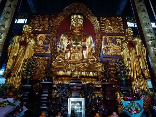 Lord Buddha in the Baotong Temple.