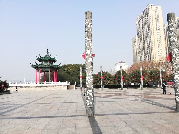 The serene Binjiang Park. 