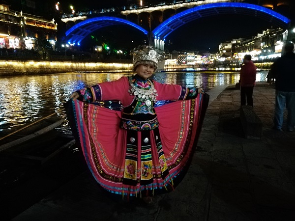 Traditional Fenghuang dress. 