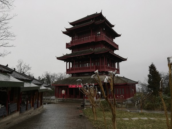 Wulingyuan pagoda on a rainy day! 
