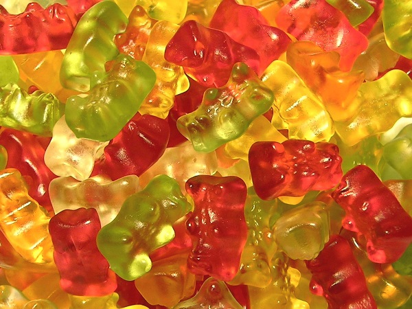 Gummy bears – Carbohydrates powerhouse.